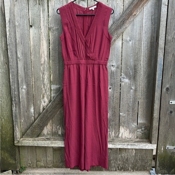 Euc Madewell Culottes Wrap Front Jumpsuit - Picture 4 of 11